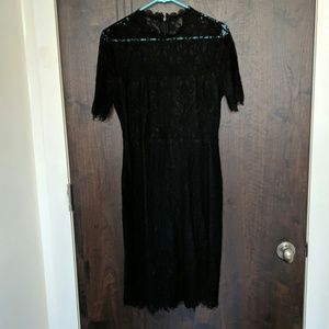 Lulus black lace dress